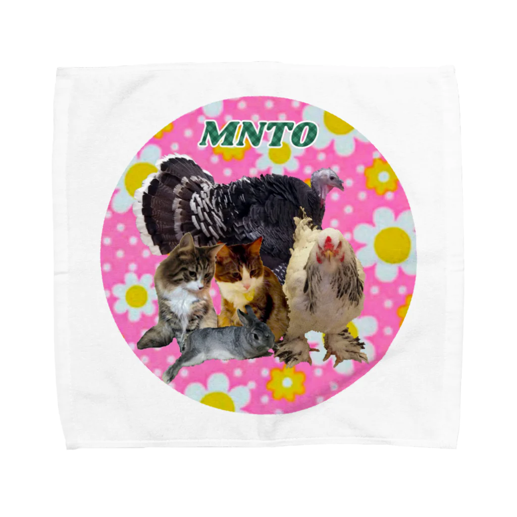 mnto雑貨洋品店のmntoつくね仲間入りver Towel Handkerchief