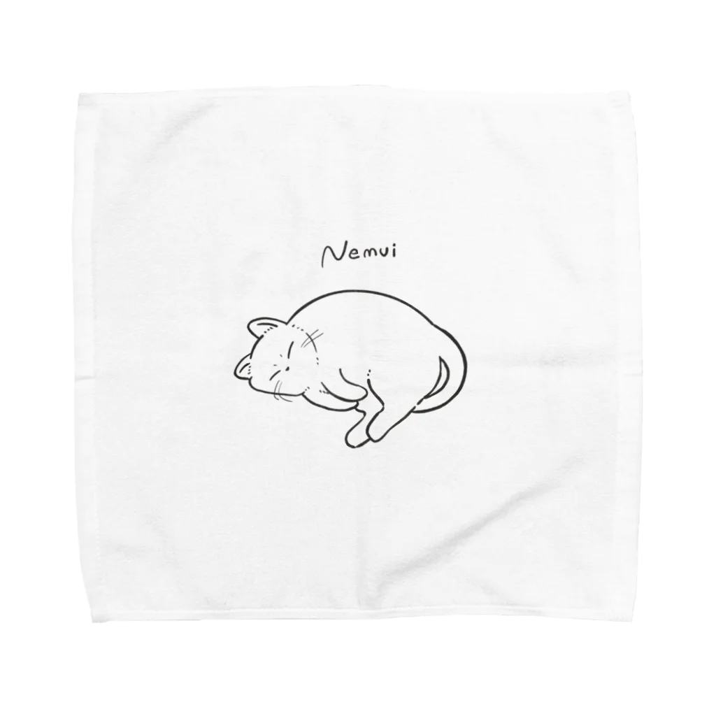 にゃんこ中将のねむねむにゃんこ大佐 Towel Handkerchief