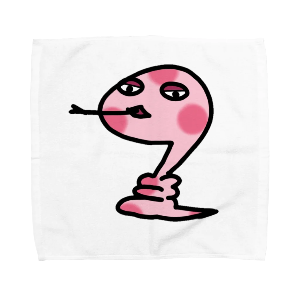 sansan-shopのこーんのすねーく Towel Handkerchief