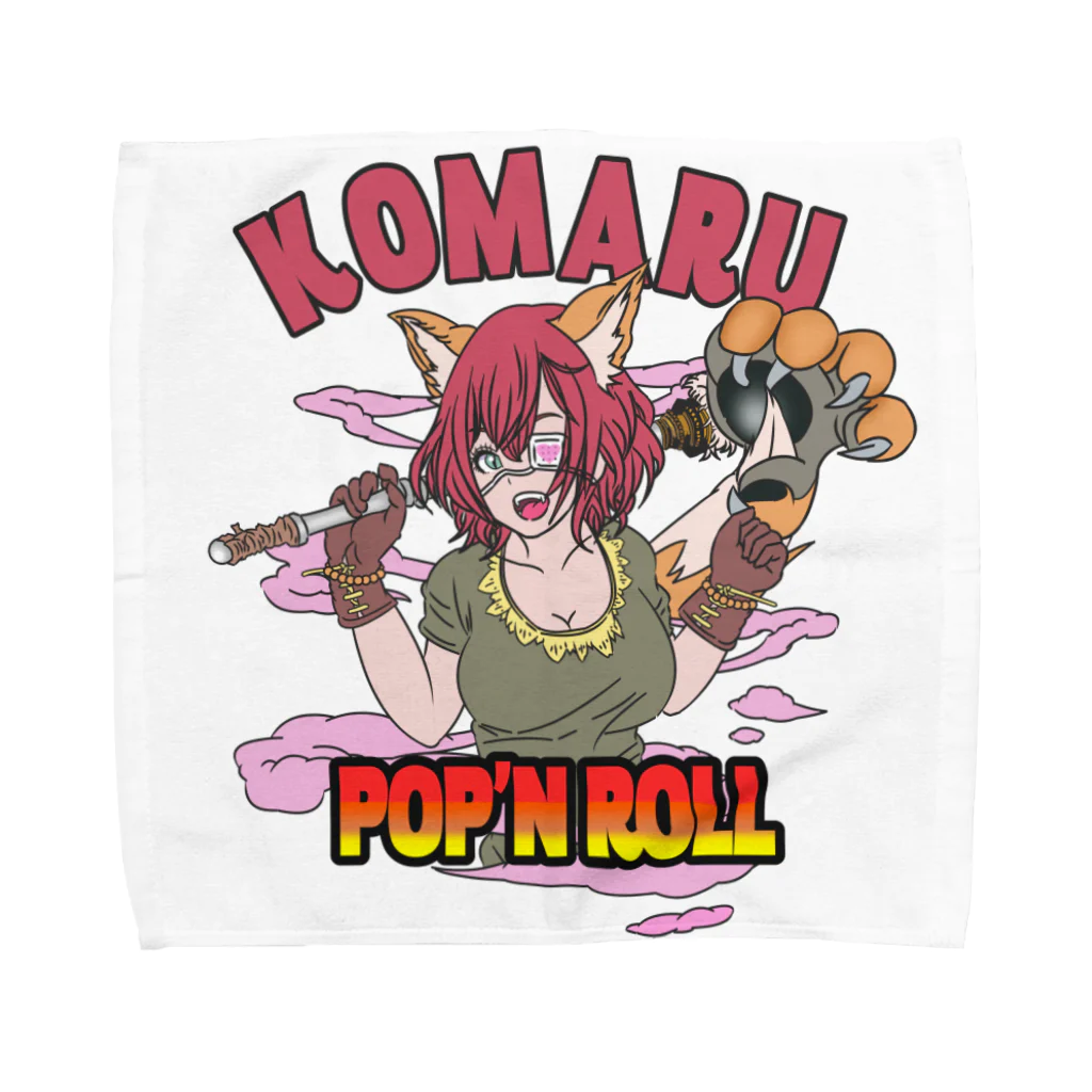 POP'N ROLLのkomaru×pop'n rollコラボ02 タオルハンカチ