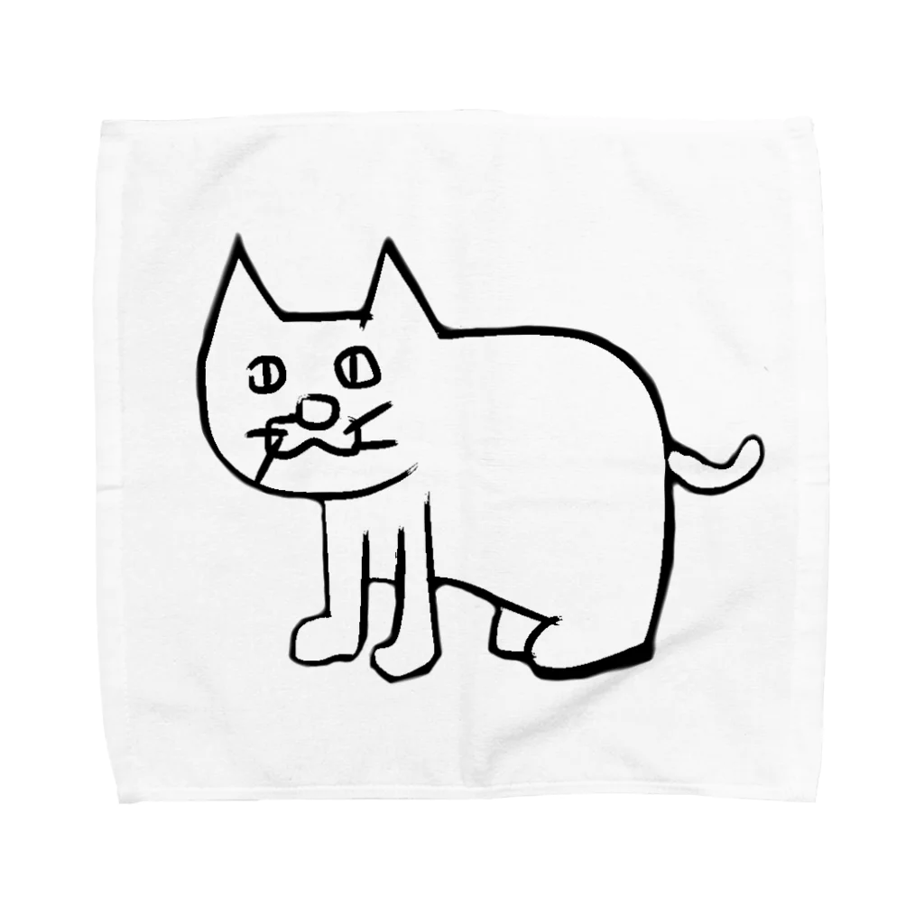 左向きの動物の左向きの動物 Towel Handkerchief