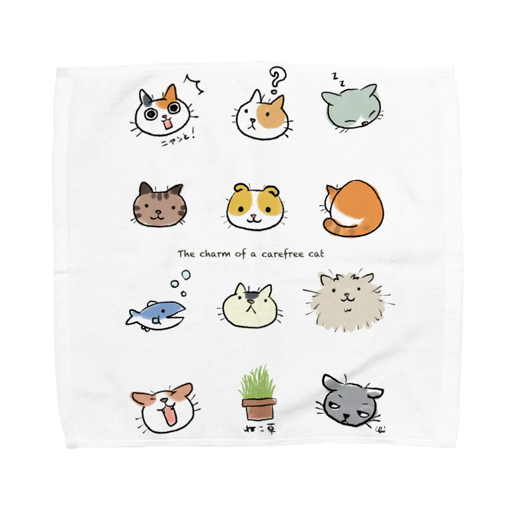 chizuruの気ままなネコ Towel Handkerchief
