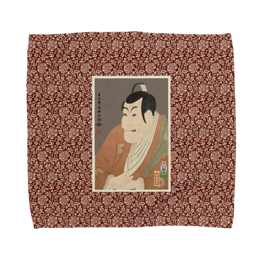 Rigelの市川鰕蔵の竹村定之進 Towel Handkerchief