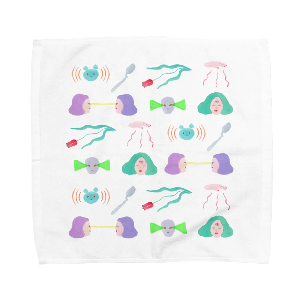 itohidemi.shopの呪文 Towel Handkerchief