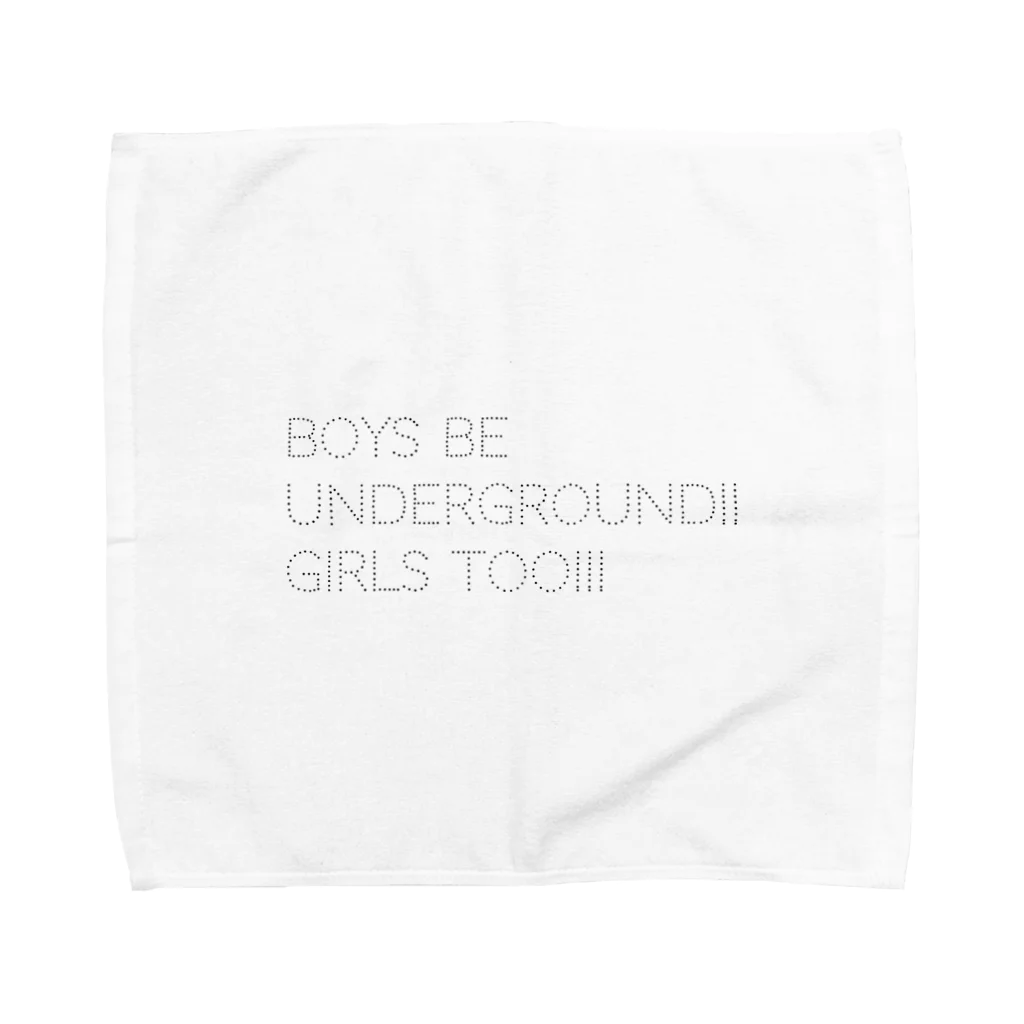 Shop GHPのBOYS BE UNDERGROUNG!! GIRLS TOO!!! Towel Handkerchief