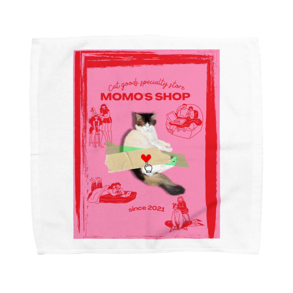 𝙈𝙊𝙈𝙊'𝙨 𝙎𝙝𝙤𝙥のMOMO's shop タオルハンカチ