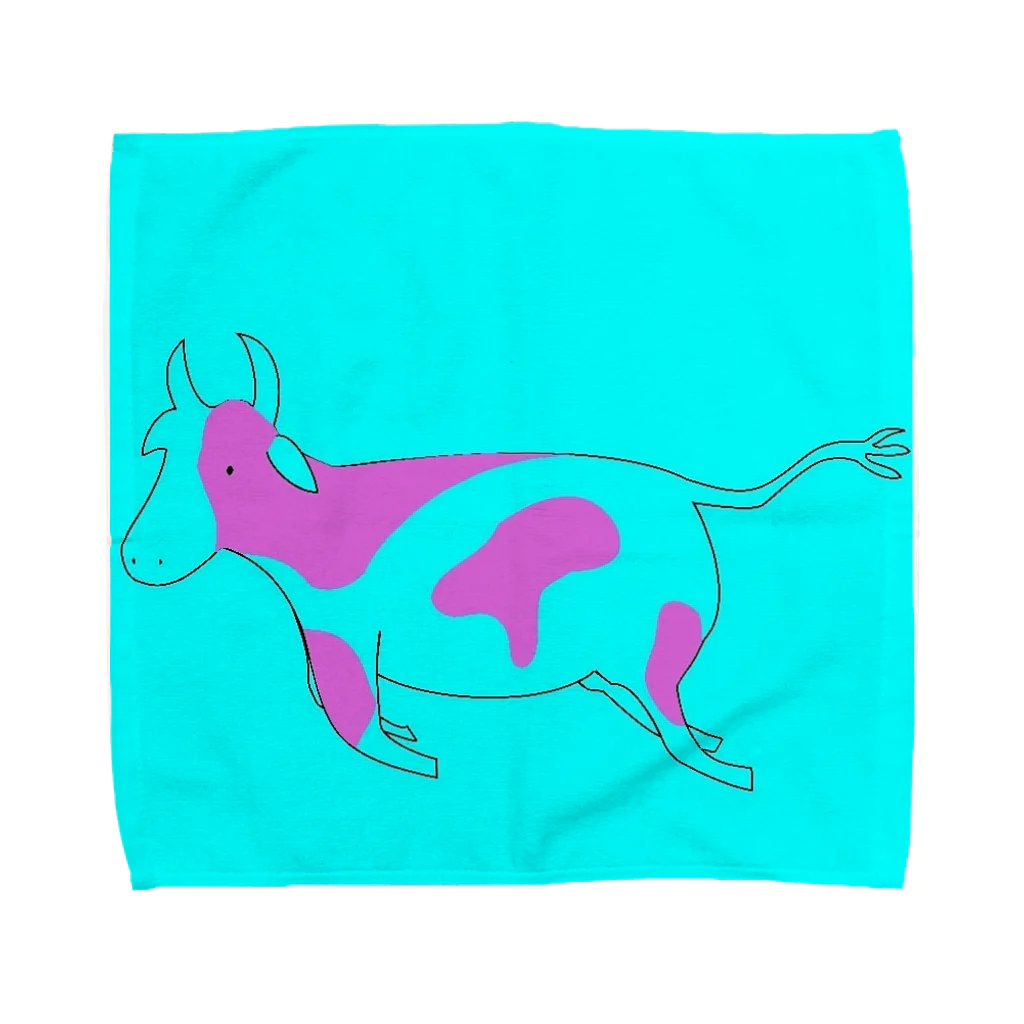 ヒルネスターショップのSKY COW  Towel Handkerchief