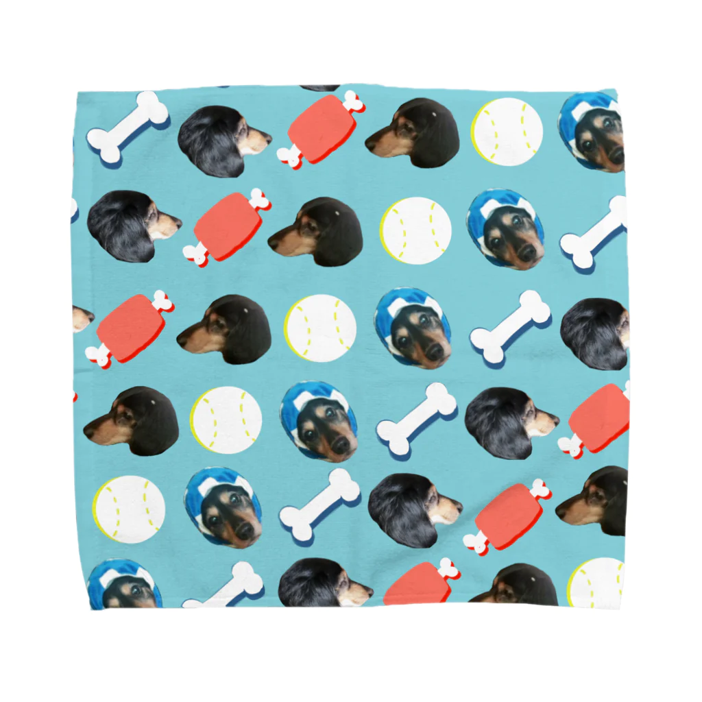 つづき みちの愛犬 Towel Handkerchief