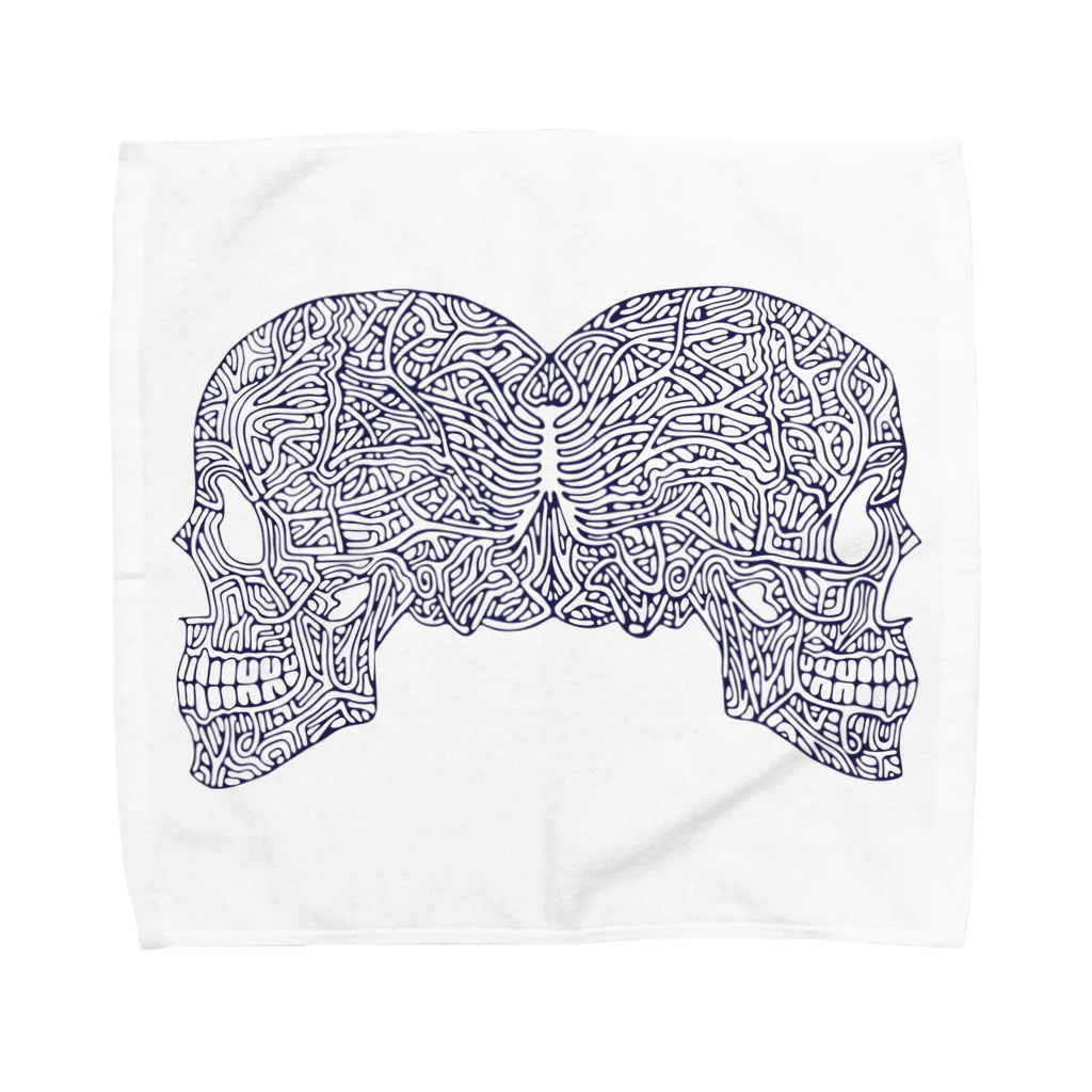 ヴンダーカンマーのDe Vermis Mysteriis Towel Handkerchief