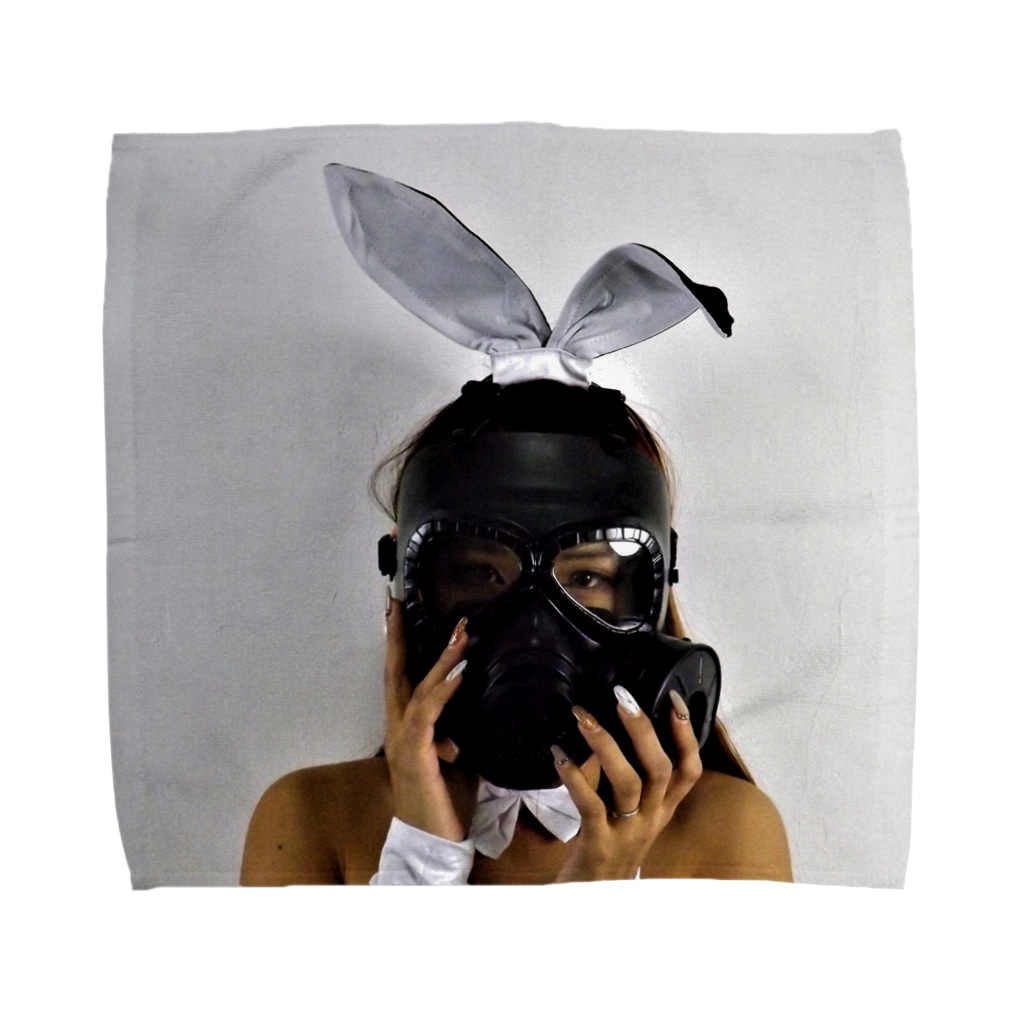 ガスマスク女子 Affriolanteのタオルハンカチ通販 Suzuri スズリ