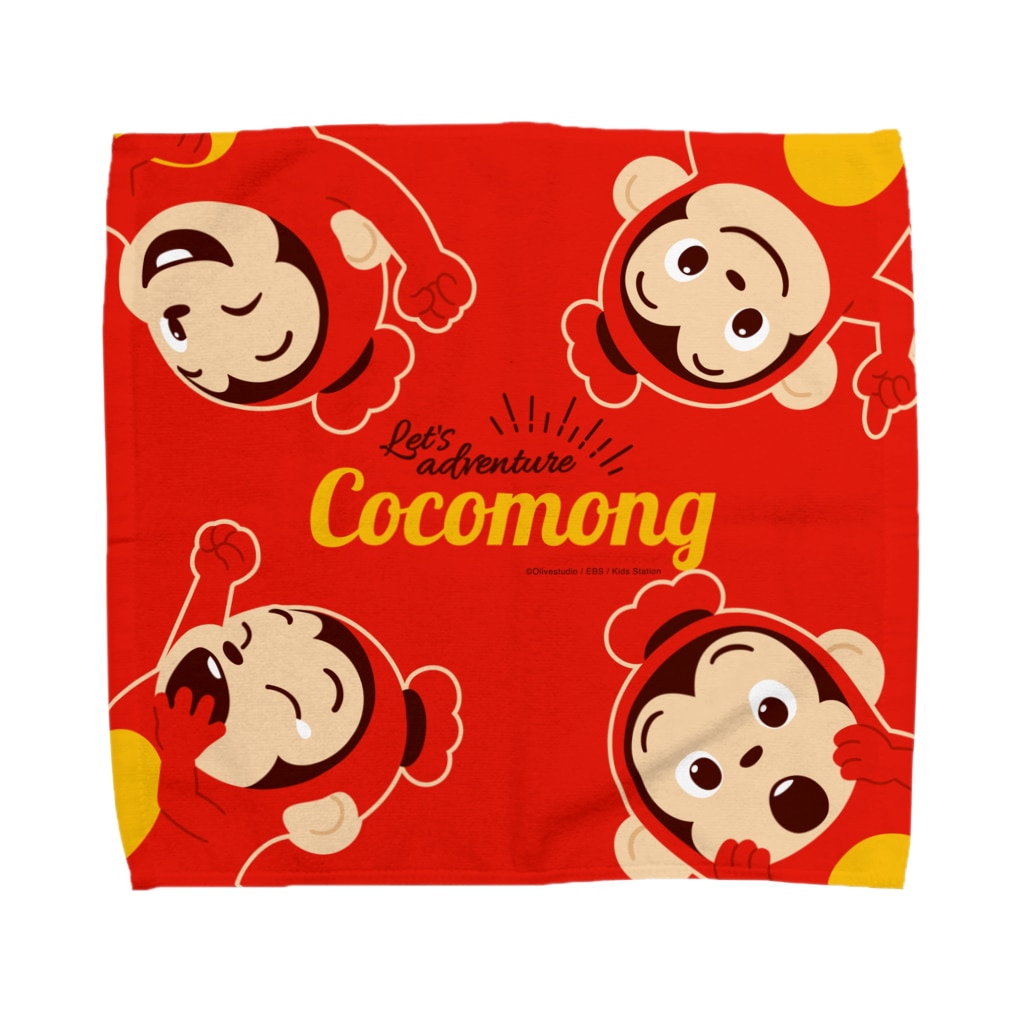 ココモンのココモンタオルハンカチL_A Towel Handkerchief