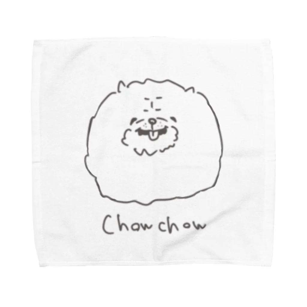 もち米屋のチャウチャウ Towel Handkerchief