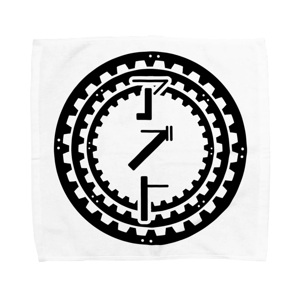 新商品PTオリジナルショップのラックレール図案（アブト） Towel Handkerchief