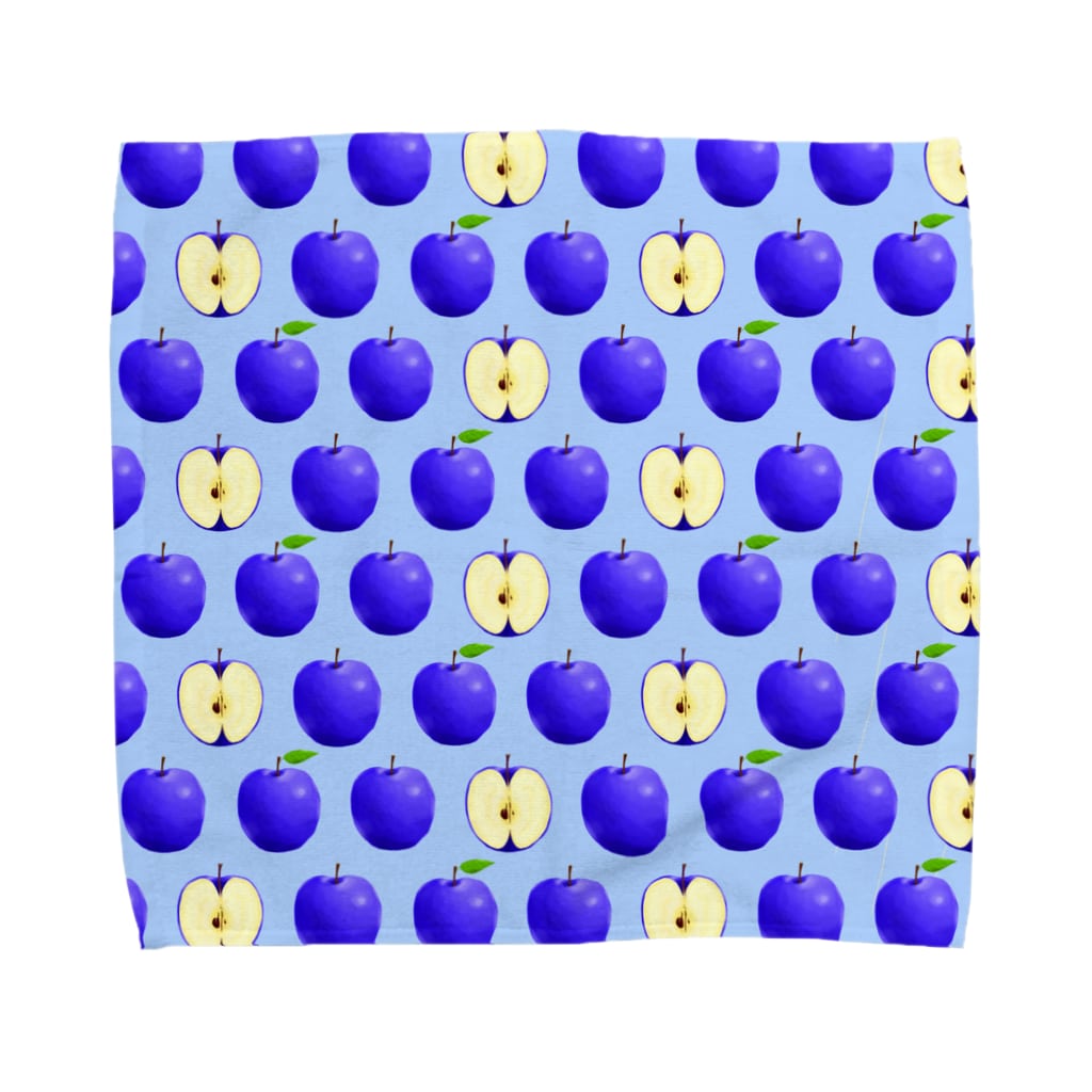 青々しいリンゴ Towel Handkerchief By しゃけ Natsu Sushi Suzuri 青々しいリンゴ Towel Handkerchief By しゃけ Natsu Sushi Suzuri