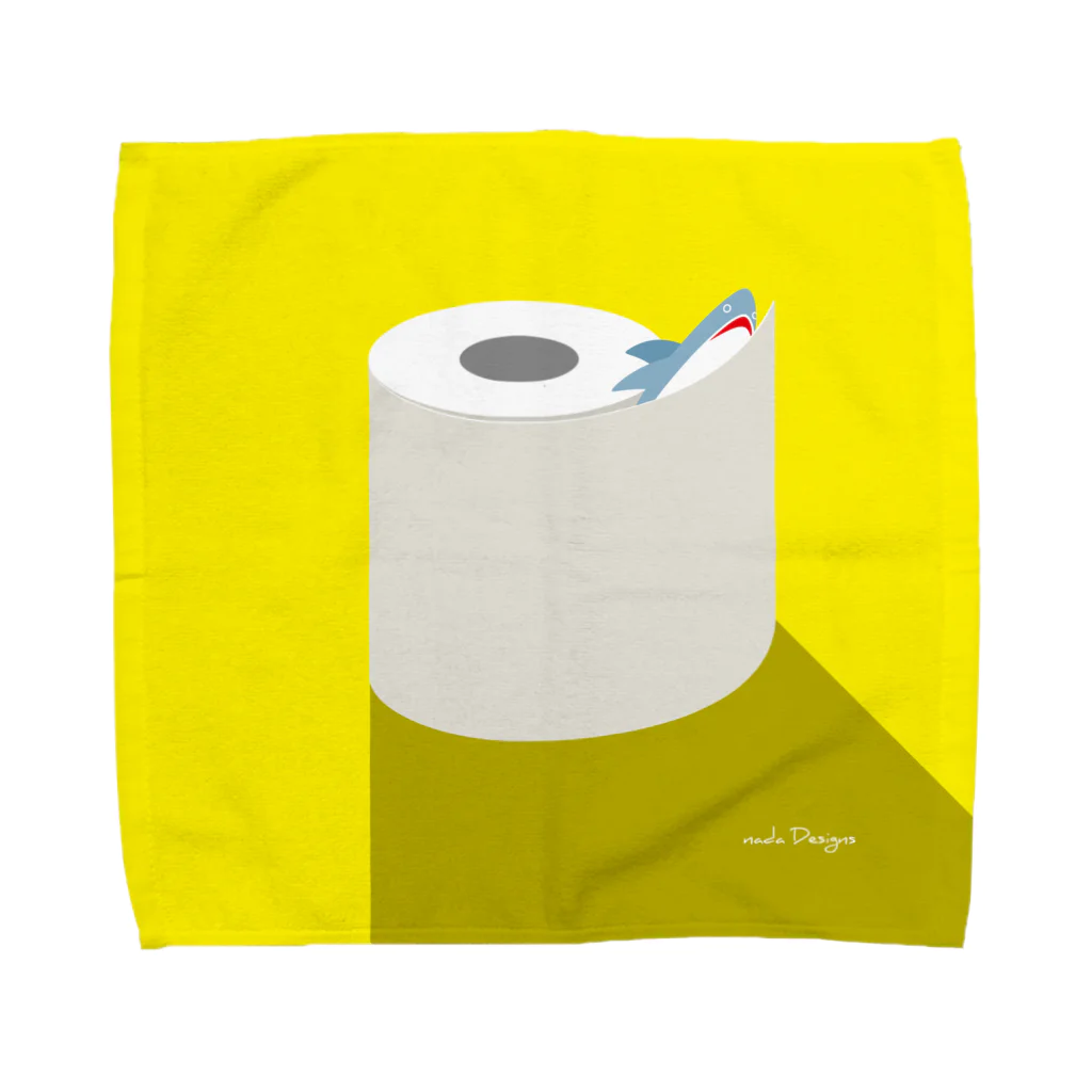 さかたようこ / サメ画家の昼のSAME Paper　 Towel Handkerchief