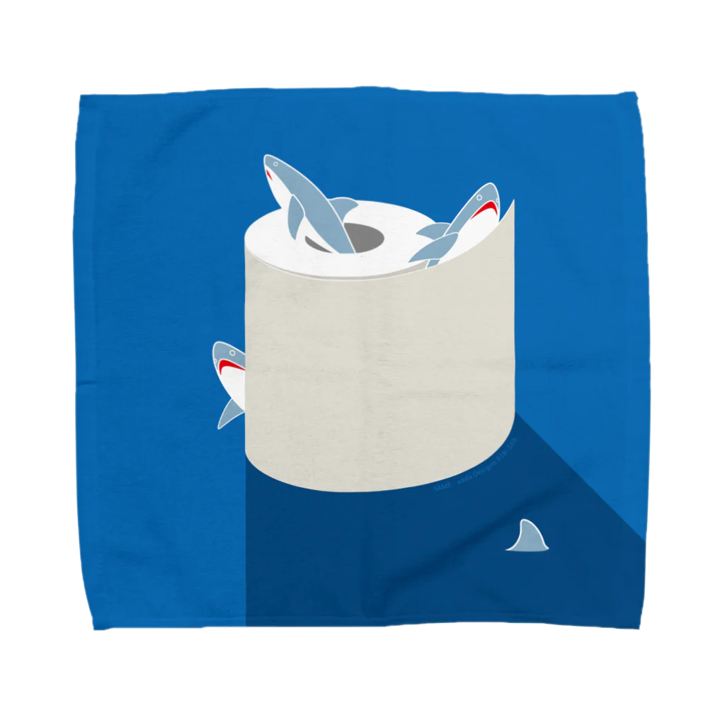 さかたようこ / サメ画家の夜のSAME Paper Towel Handkerchief