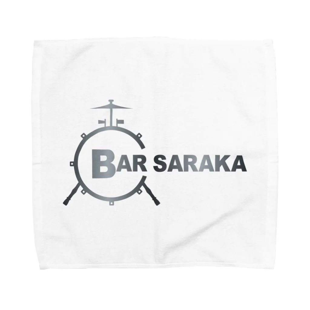 BAR-SARAKAのBAR-SARAKA シルバーロゴグッズ タオルハンカチ