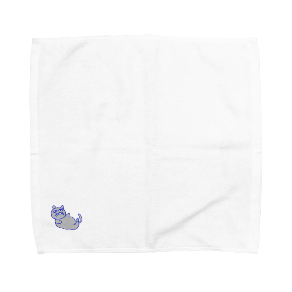 ぶさかわ好きのごろんネコ Towel Handkerchief