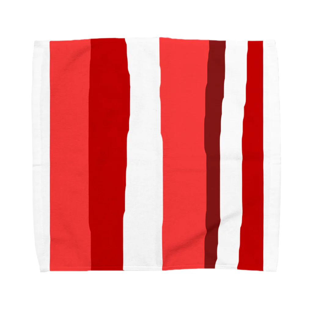 KUMAKARIのレッド Towel Handkerchief