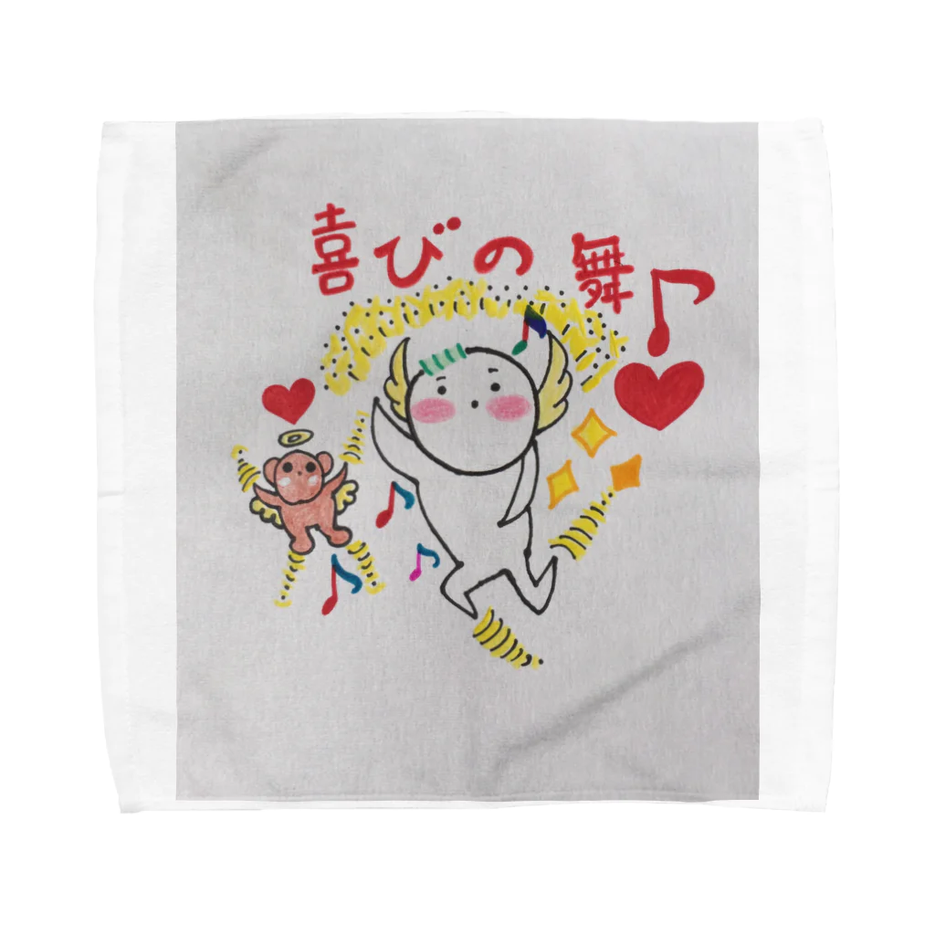 アンジュアートショップの赤たん天使 Towel Handkerchief