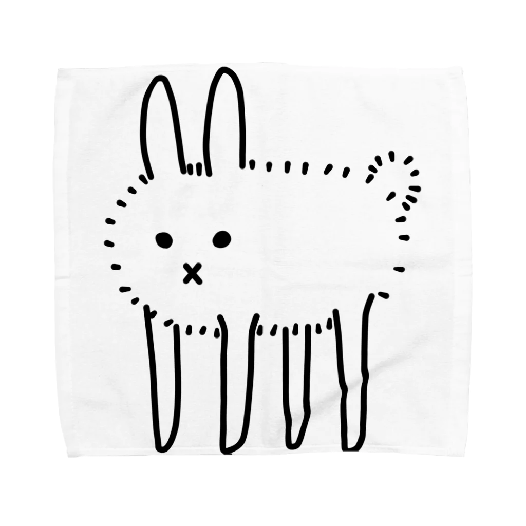 らちたるやのほっきょくうさぎ Towel Handkerchief