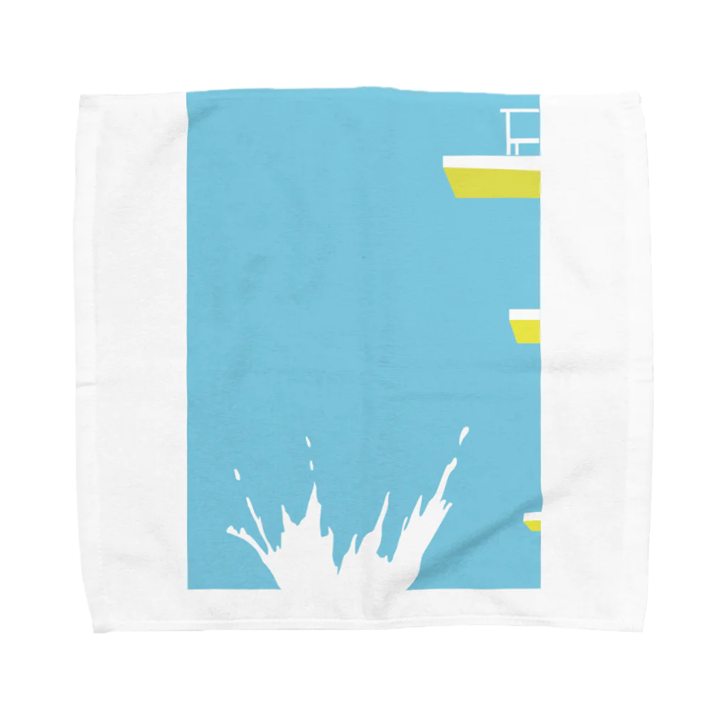 ガラクタ屋の夏　プール Towel Handkerchief