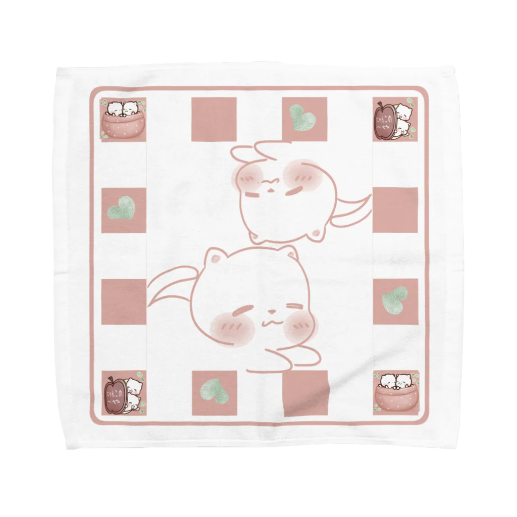 Chatoranの双子にゃんこのねむねむだよ～ Towel Handkerchief