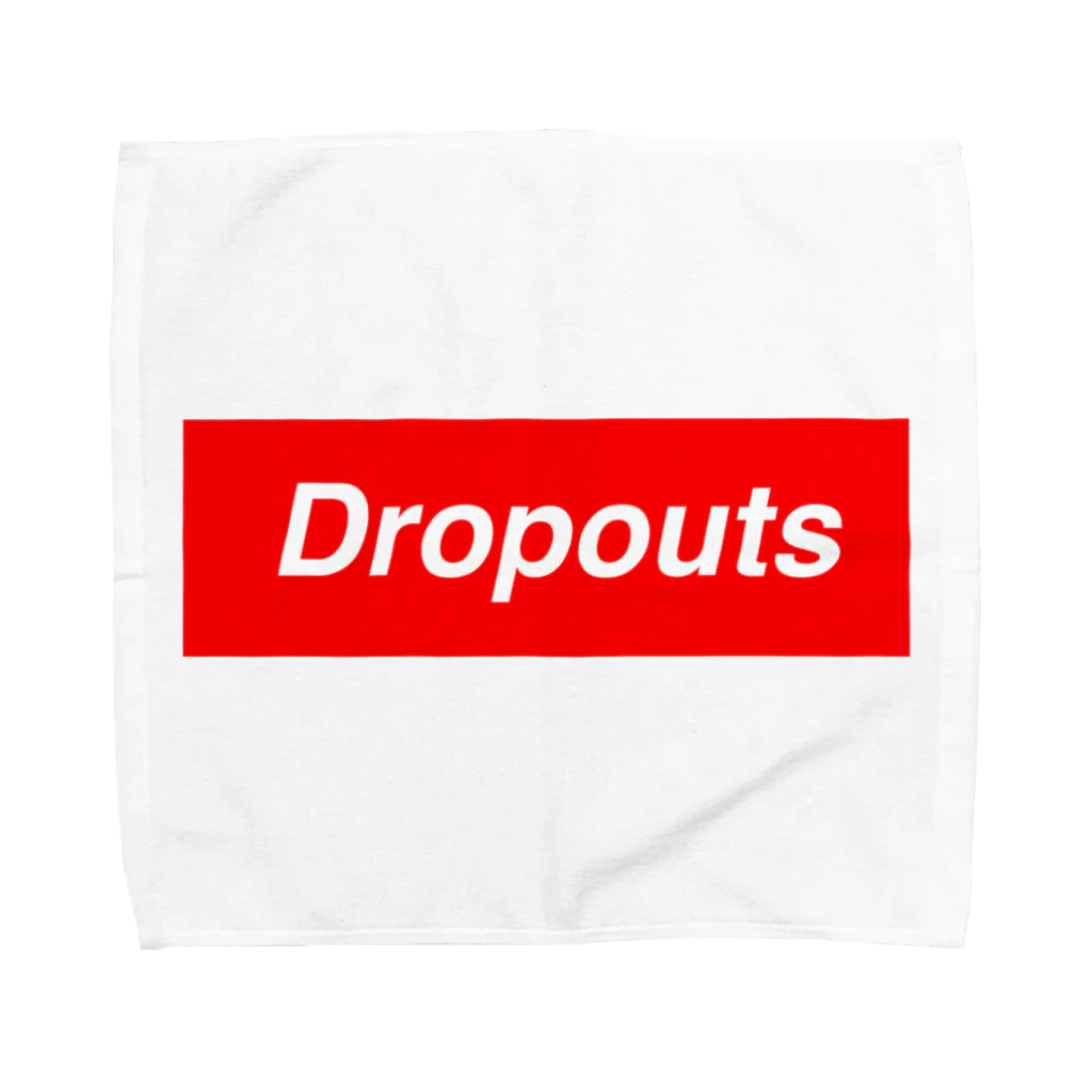 DROPOUTSの赤タグ タオルハンカチ