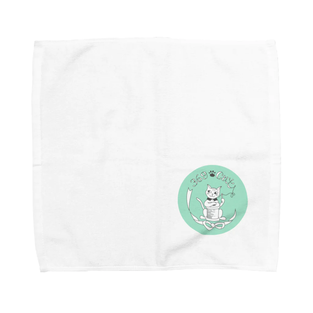 369-catの369-cat ロゴマーク Towel Handkerchief