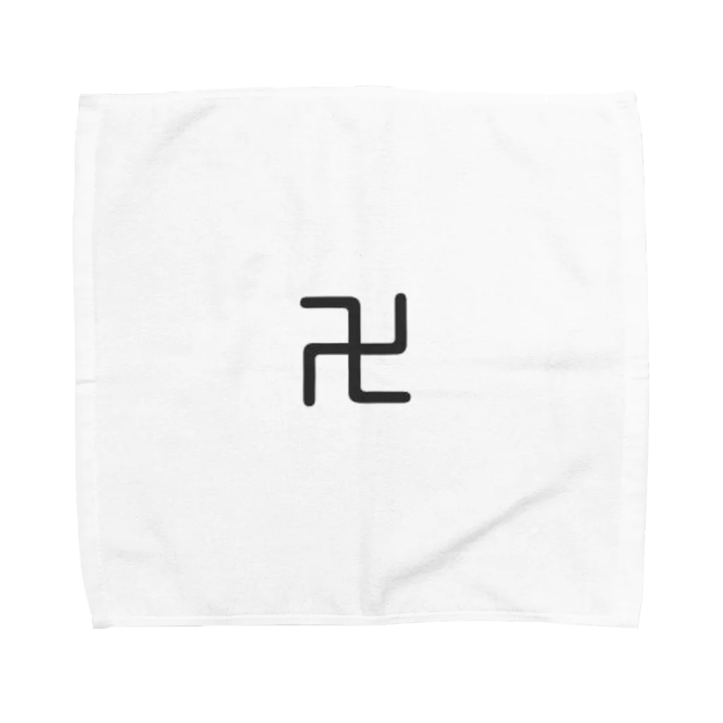 ハチの巣箱の卍グッズ Towel Handkerchief