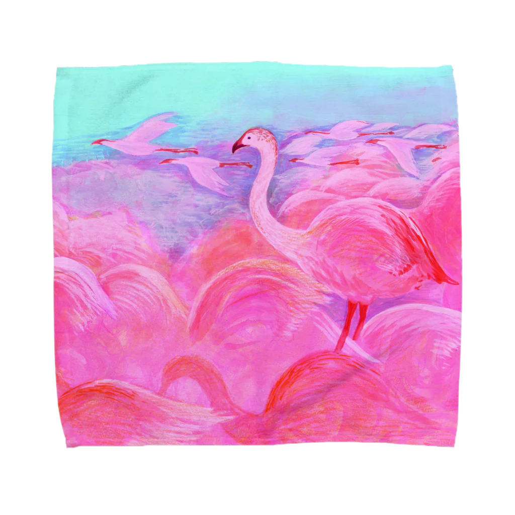 ATELIER CLOSのflamingo cloud Towel Handkerchief