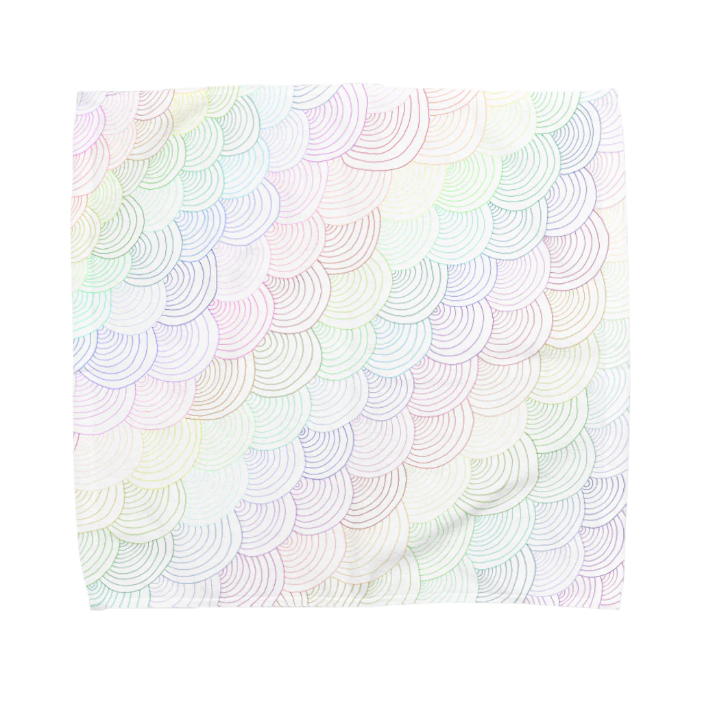 ぷらなりあん工房@物販のなないろの何かのパターン Towel Handkerchief