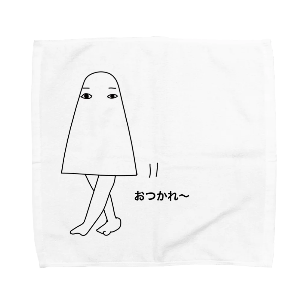 難病アートcaféの世界最古のゆるキャラ？メジェド様 Towel Handkerchief