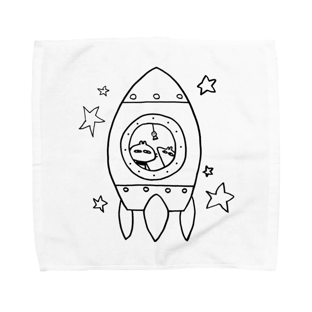 7x13のうちゅうりょこう Towel Handkerchief