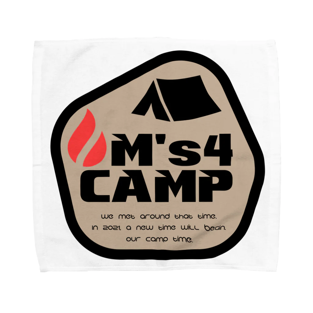 M's4 CAMP official shopのM's4CAMP カーキ タオルハンカチ