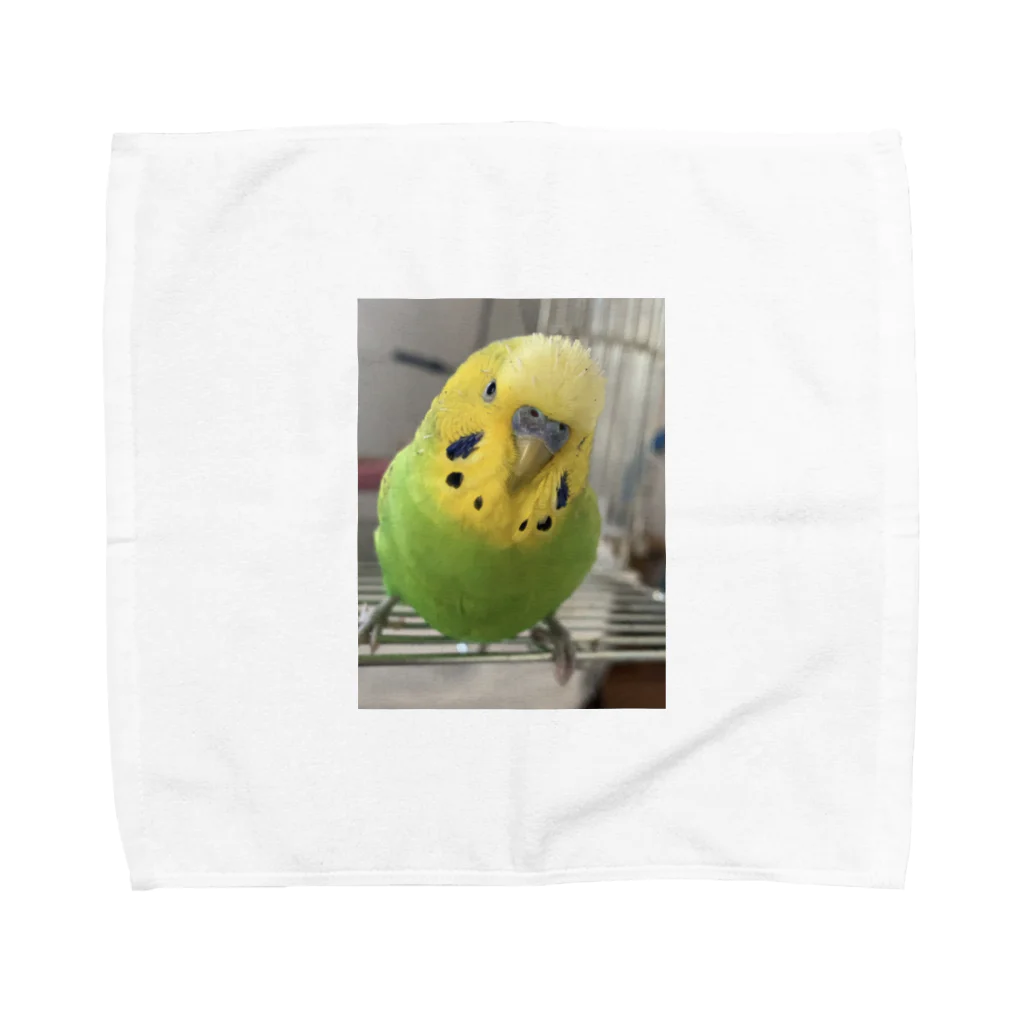 セキセイインコのきぃちゃんshopのセキセイインコ1 Towel Handkerchief