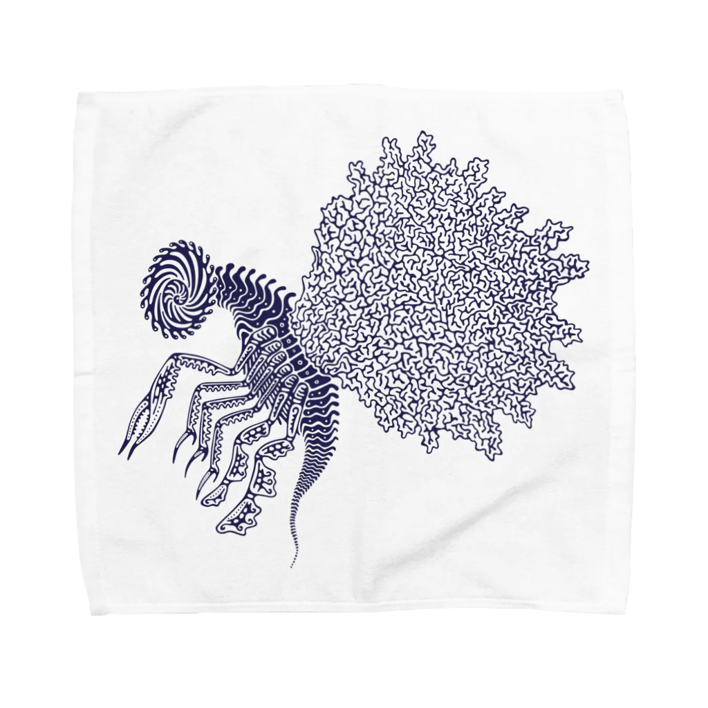 ヴンダーカンマーのMi-go Towel Handkerchief