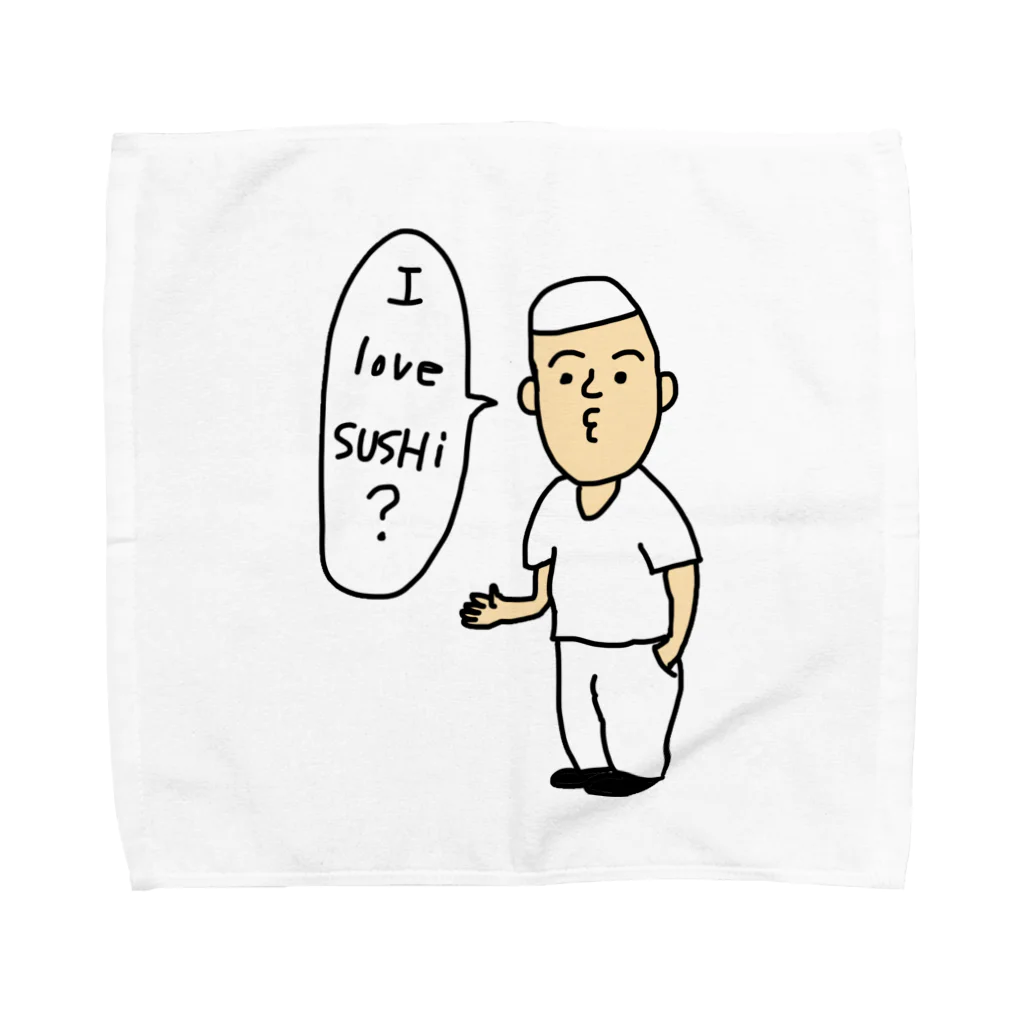 heidi1203の寿司職人 Towel Handkerchief