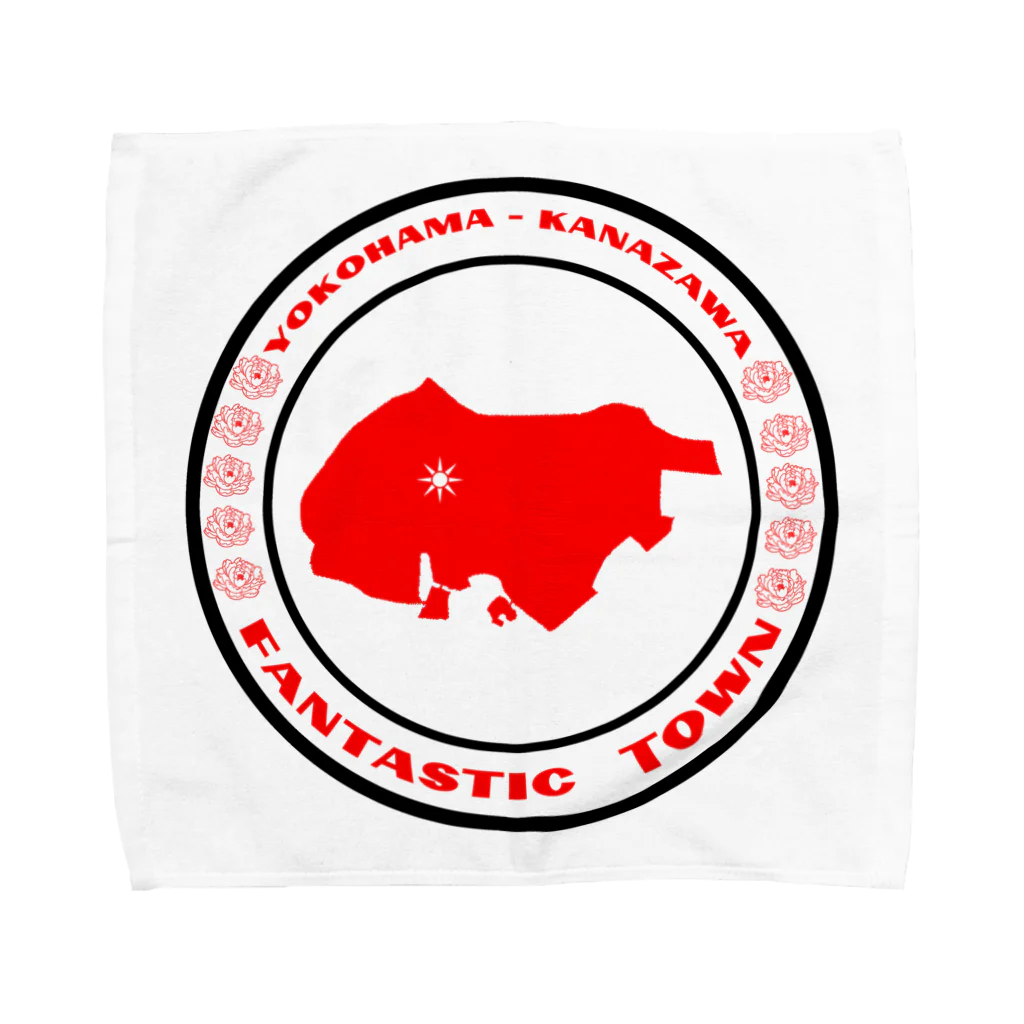 横浜市金沢区の地域活動家　ツンのYOKOHAMA KANAZAWA FANTASTIC TOWN Towel Handkerchief