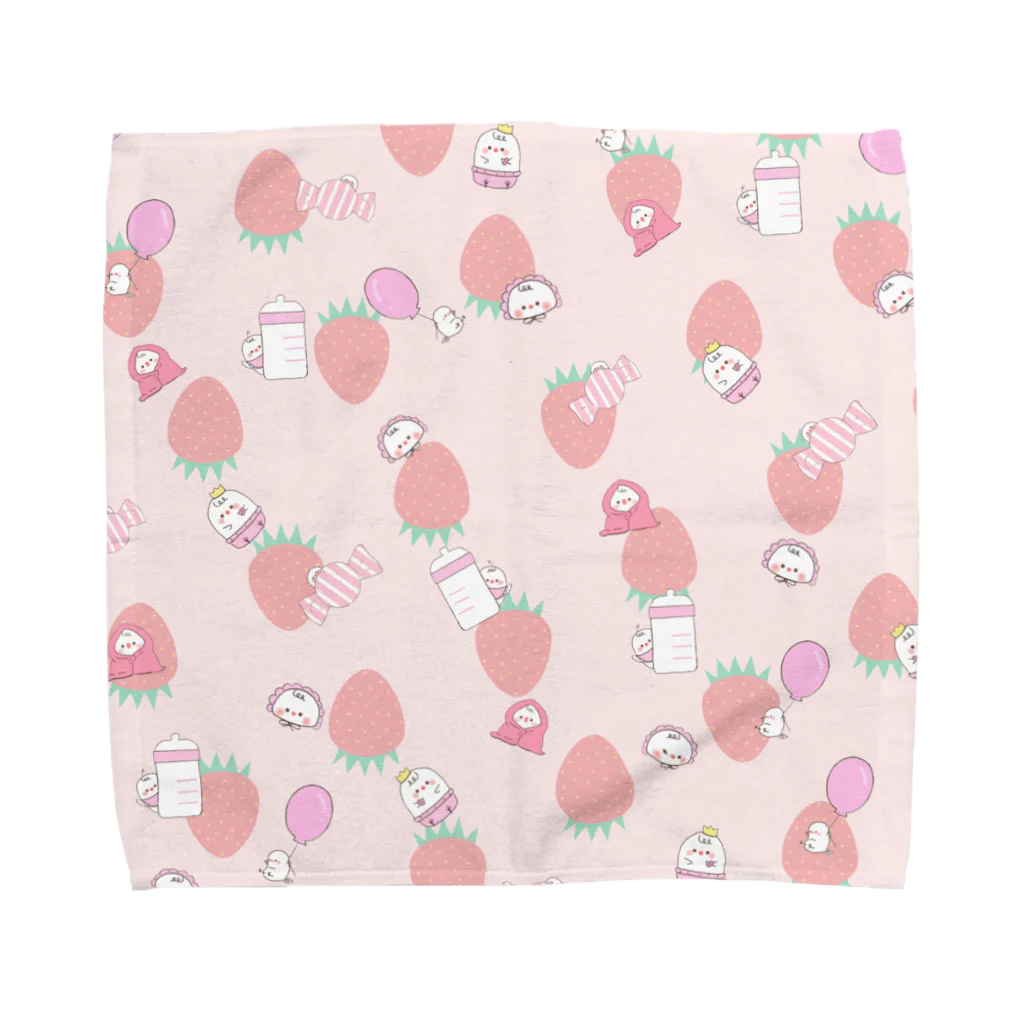 ちゅんすけ（ ●e● ）の🍓苺babyちゅん Towel Handkerchief