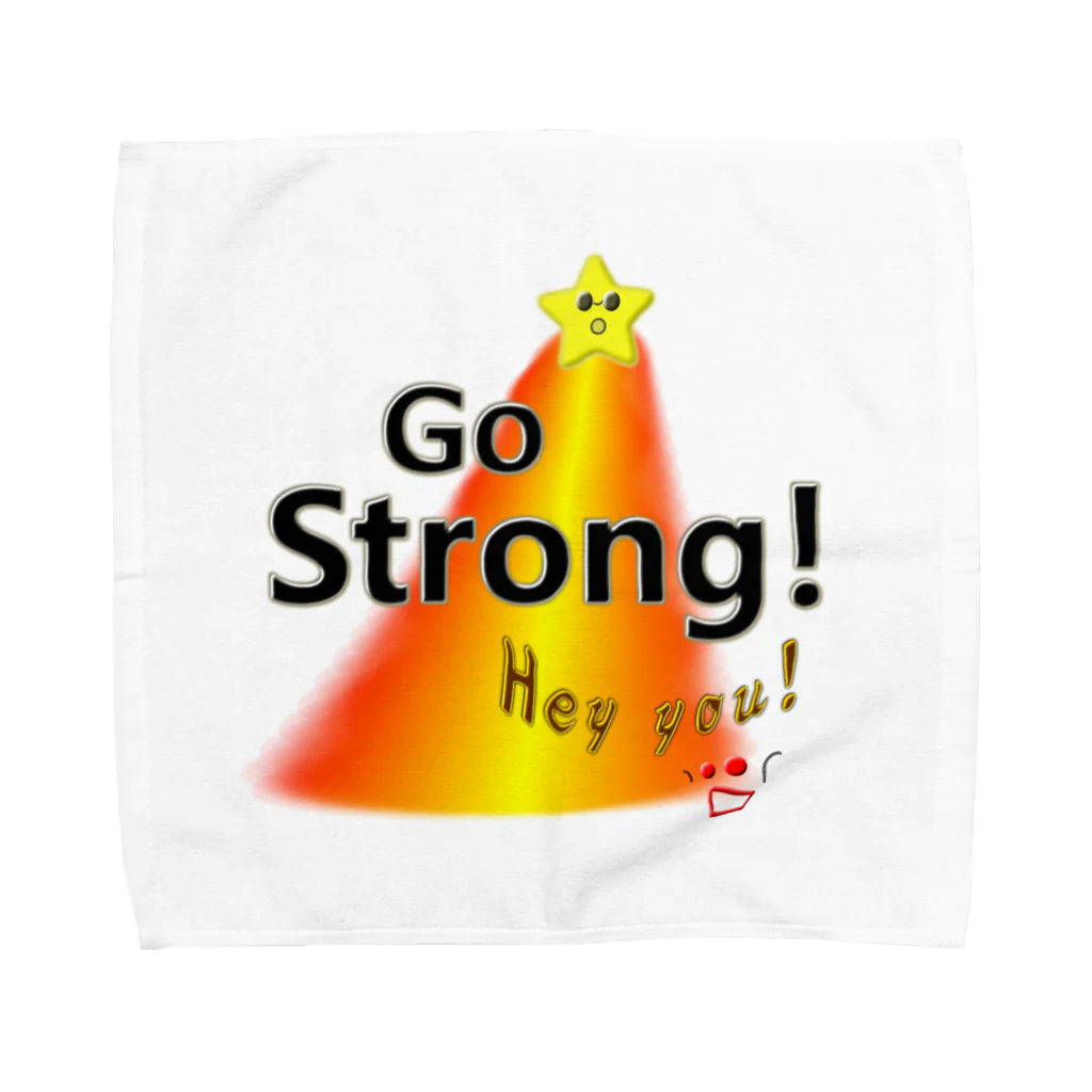 Good wavesのGo Strong！ Towel Handkerchief