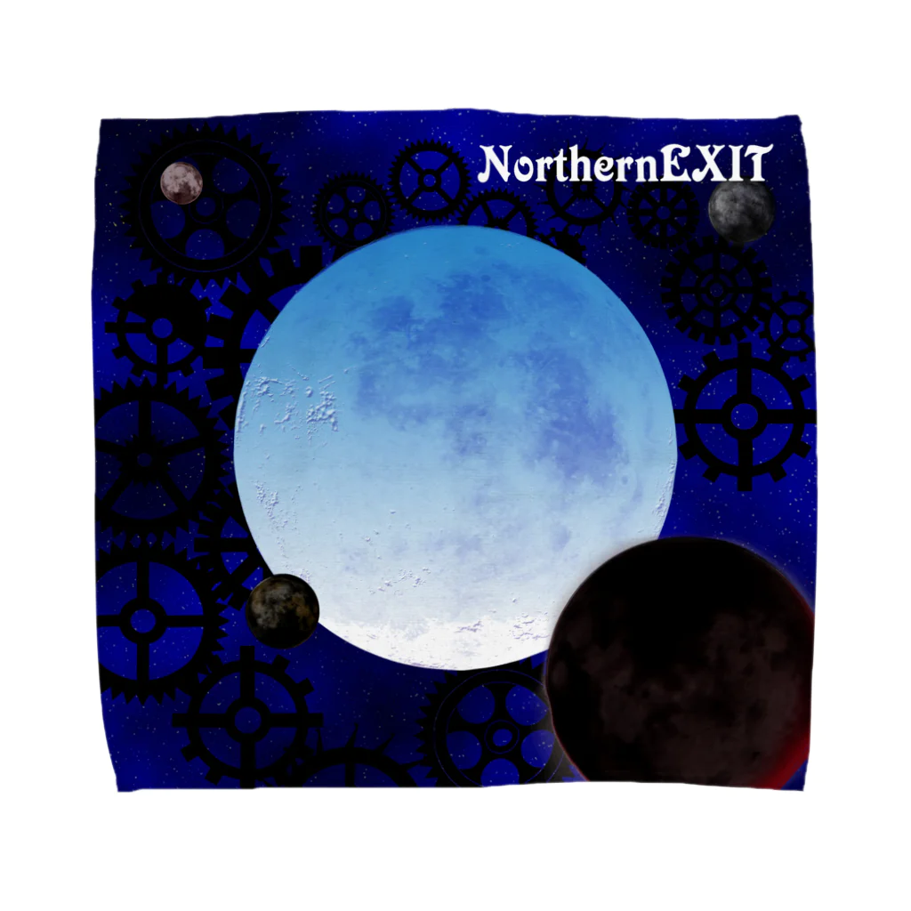 NorthernEXITのicePLANET allVIEW タオルハンカチ