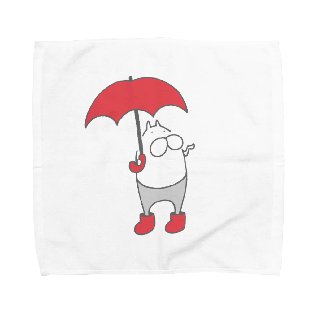 くらきち ONLINE SHOPのねこタイツとくもり空 Towel Handkerchief