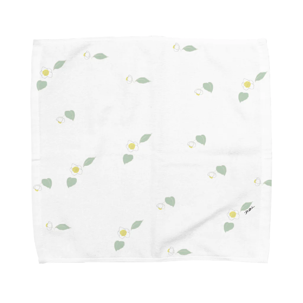 お茶の諏訪園の茶の花 Towel Handkerchief