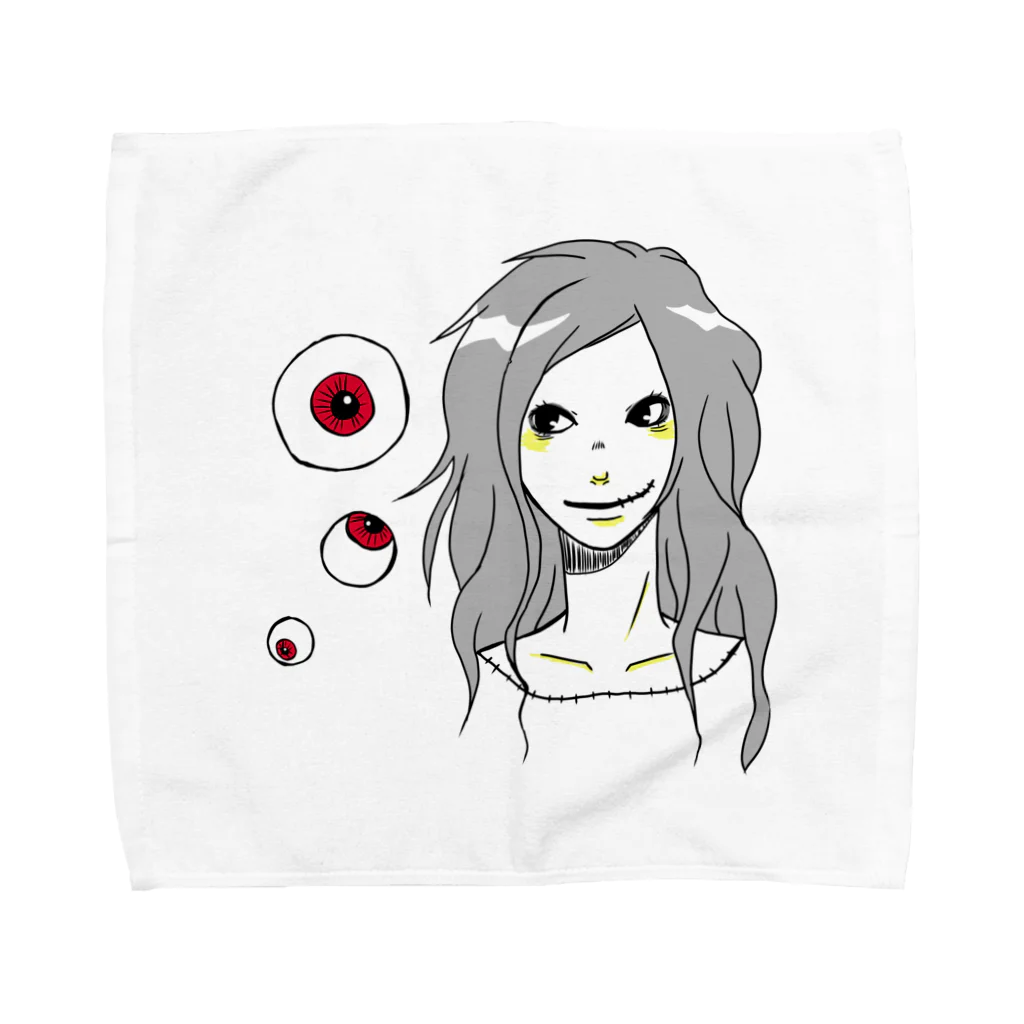 MEGULAさん宅のeyeball Towel Handkerchief