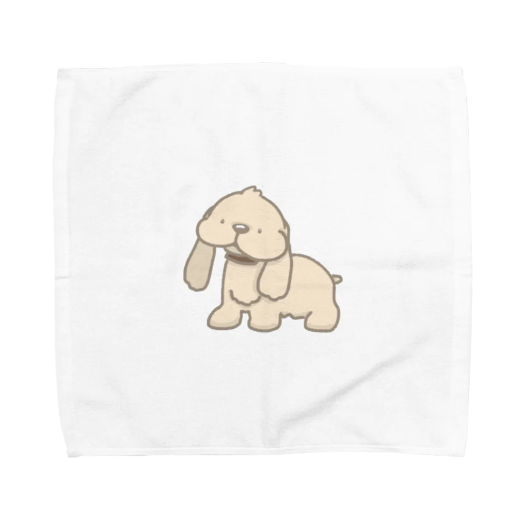 こたつむりのコッカー Towel Handkerchief