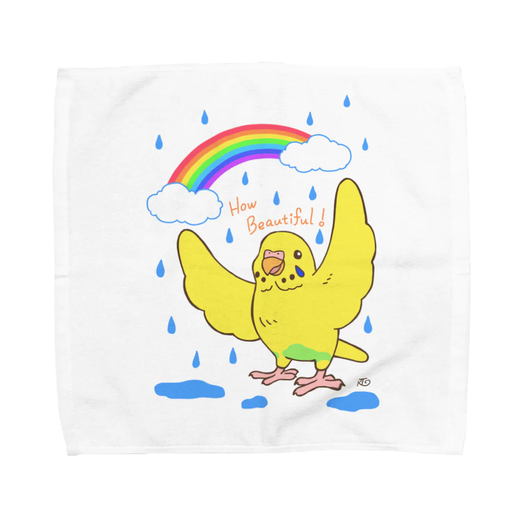 武田佳夕のRAINBOW Towel Handkerchief