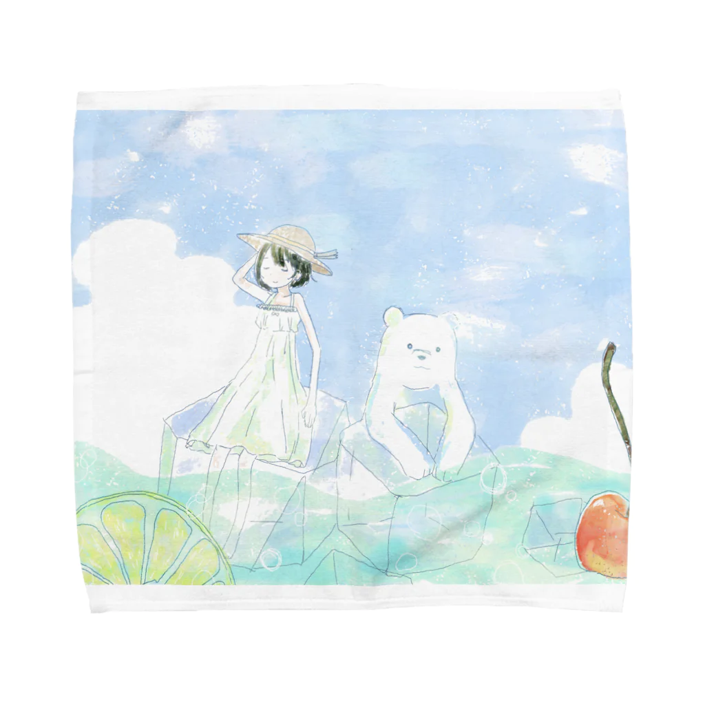 Harusame*Sputnikのメロンソーダ Towel Handkerchief