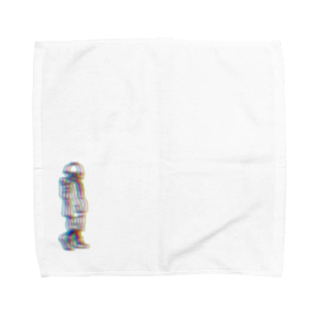 双猫舎の乱視×近視 Towel Handkerchief