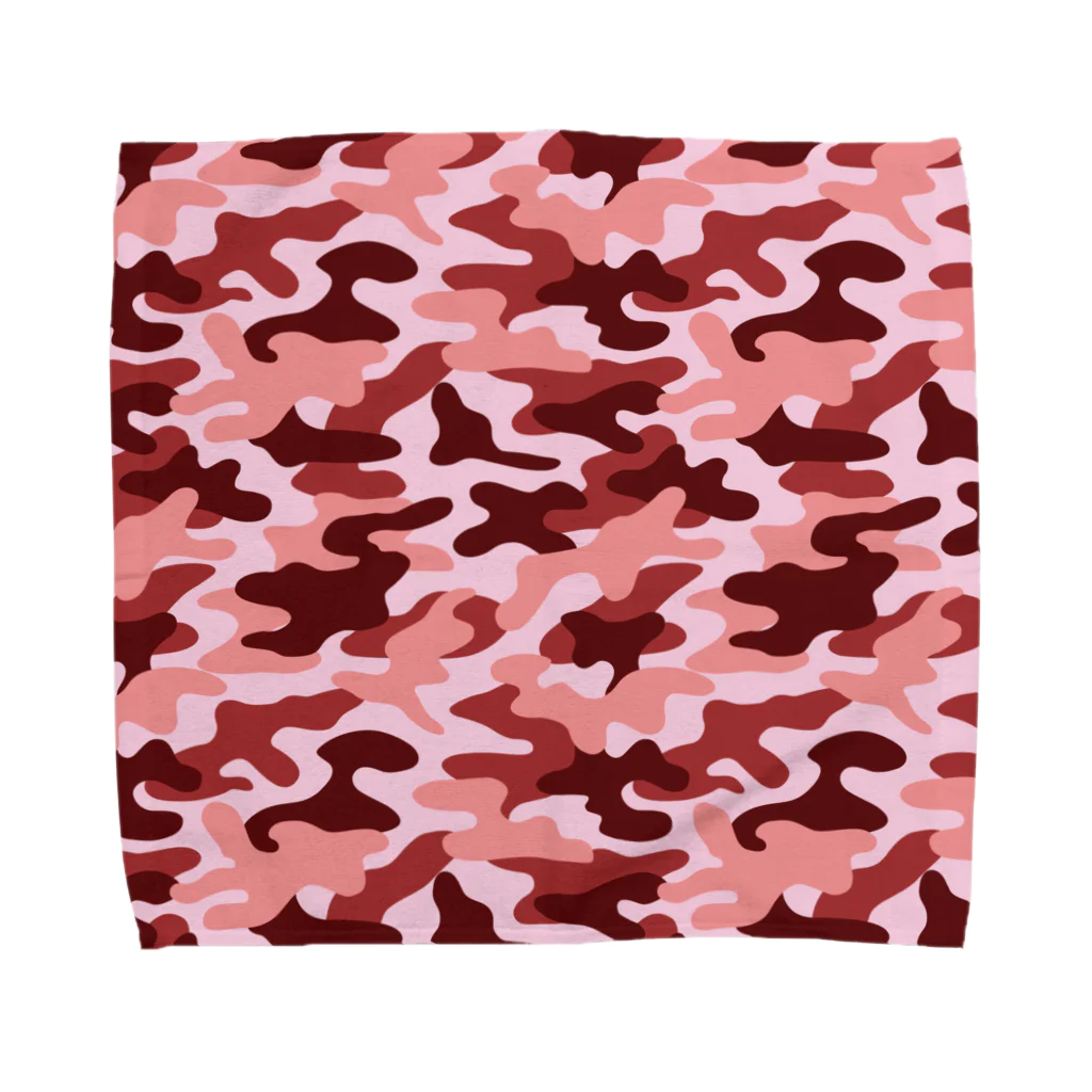 Dream ReLife SUZURIの迷彩柄(ピンク) Towel Handkerchief
